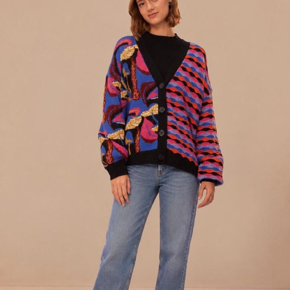 Farm-rio Women's multi Cardigan